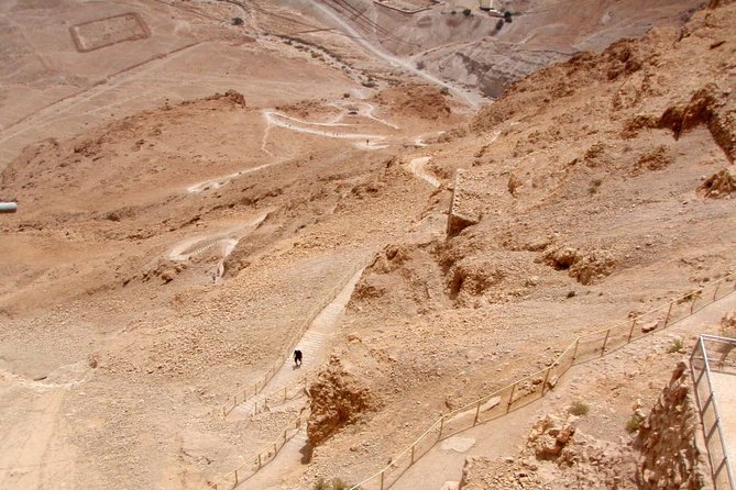 4WD Masada Ein Gedi Judea desert Dead Sea adventure 4x4 Tour. - Walking through Ein Gedi’s oasis