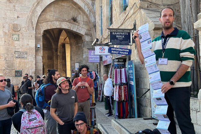 Best seller! Jerusalem old city four quarters tour - The Western Wall and Its Quiet Personal Moment