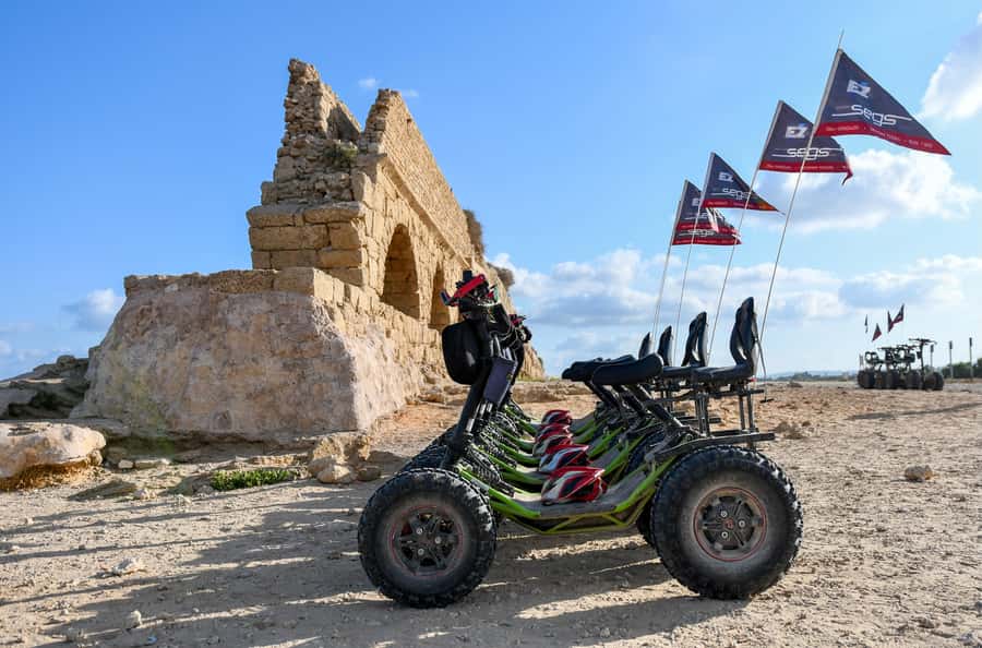 Caesarea: EZ Raider Guided Tour 2025 - The first 15 minutes: learning the EZ Raider