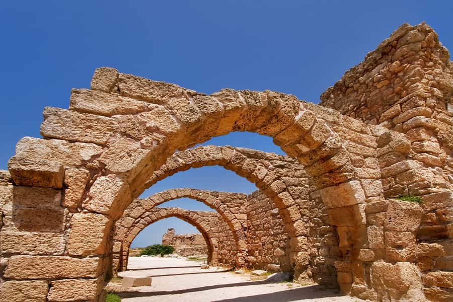 Caesarea, Haifa & Akko Day Trip from Jerusalem - Caesarea: Roman ruins beside the Mediterranean