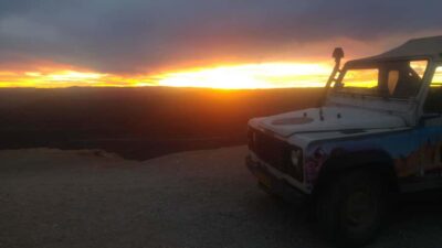 Eilat Mountains: Sunset Jeep Adventure to Mount Joash