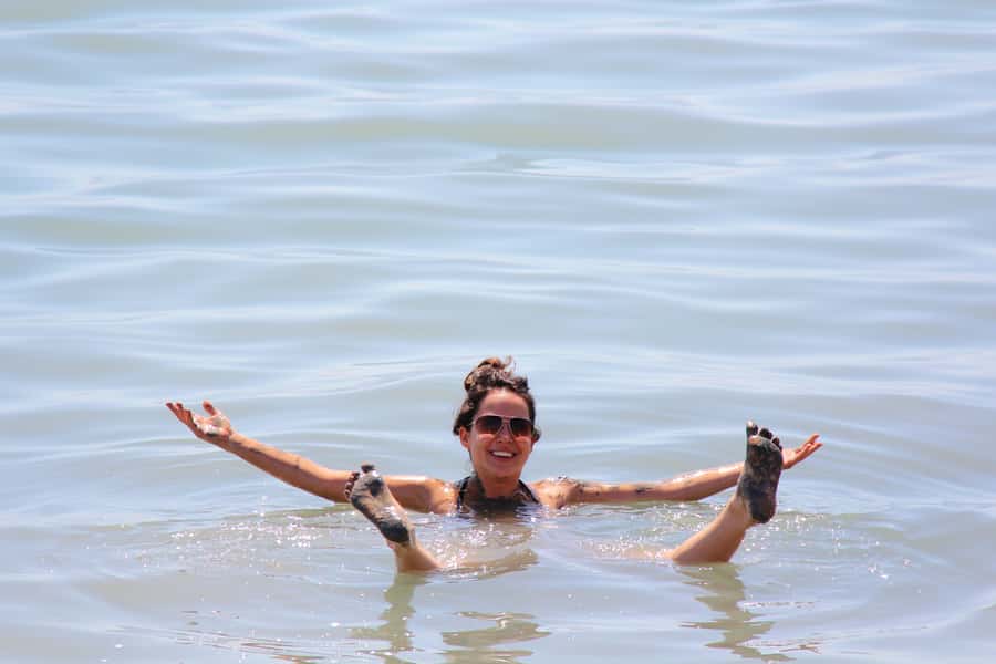 From Jerusalem: Dead Sea Chill Out Half-Day Trip - Floating in the salt-heavy water