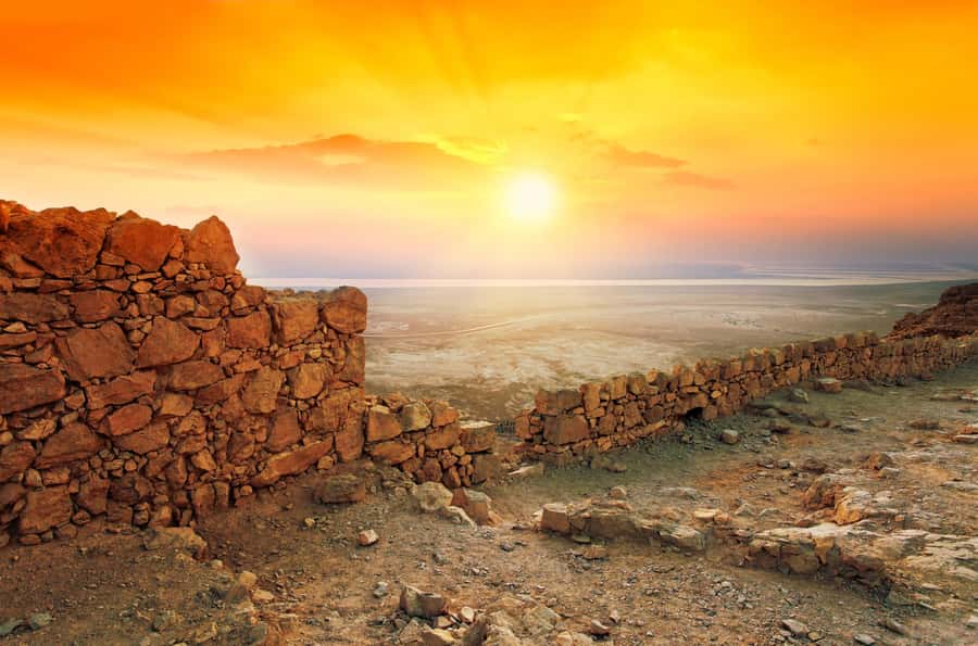 From Jerusalem: Masada Sunrise, Ein Gedi & Dead Sea Day Trip - Climbing Masada before the desert heat