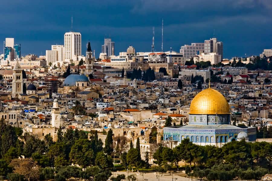 From Tel Aviv: Jerusalem Old & New City Bus Tour - The Mount of Olives view