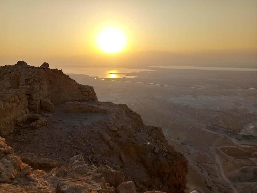 From Tel Aviv: Masada Sunrise, Ein Gedi and Dead Sea Tour - Cooling off at the Dead Sea