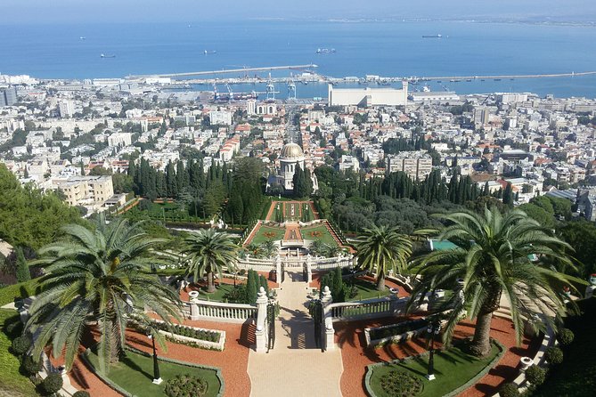 Haifa and Acre Private Tour - Louis Promenade: Haifa from above the bay