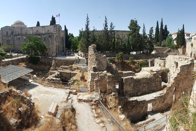 In The Footsteps of Jesus Day Tour - Dguide Self Guiding App - Pools of Bethesda and St. Ann