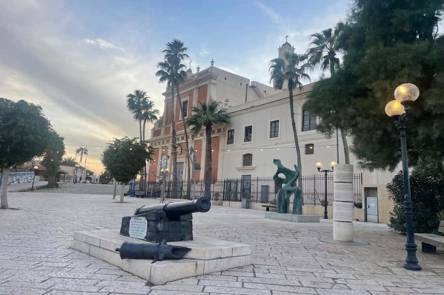 Jaffa: Old City, Port & Shuk Hapishpishim Walking Tour - St. Peter’s Church and the European-Middle Eastern mix
