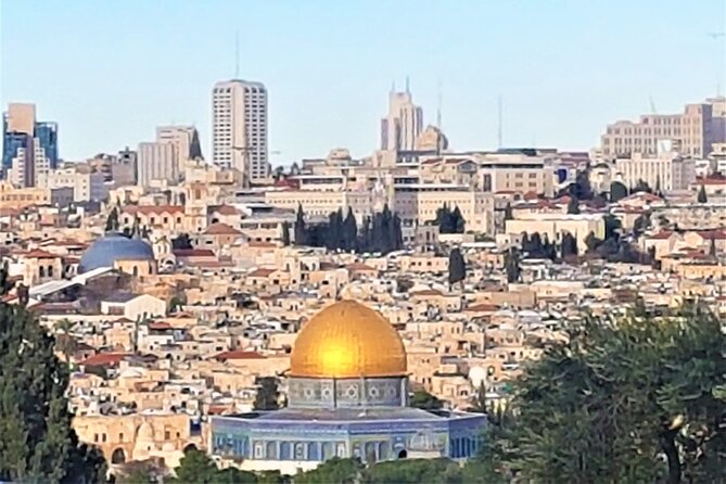 Jerusalem and Bethlehem Private Christian Tour - The Tayelet Haas view over Jerusalem