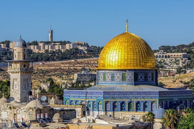 Jerusalem Temple Mount & Dome of the Rock from Tel Aviv - Viewing the Dome of the Rock from outside