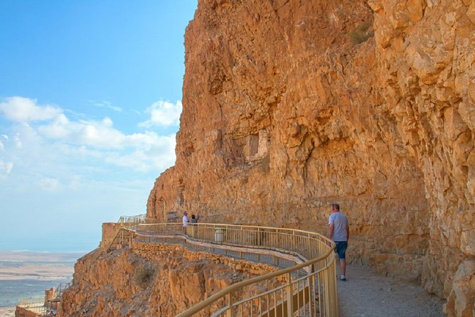 Masada and the Dead Sea Day Trip from Jerusalem - Arriving at Masada by cable car
