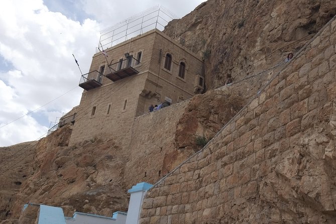 Mount of Temptation, Saint George Monestary, Saint Saba & Bethlehem One Day Tour - Mar Saba’s remote monastery viewpoint