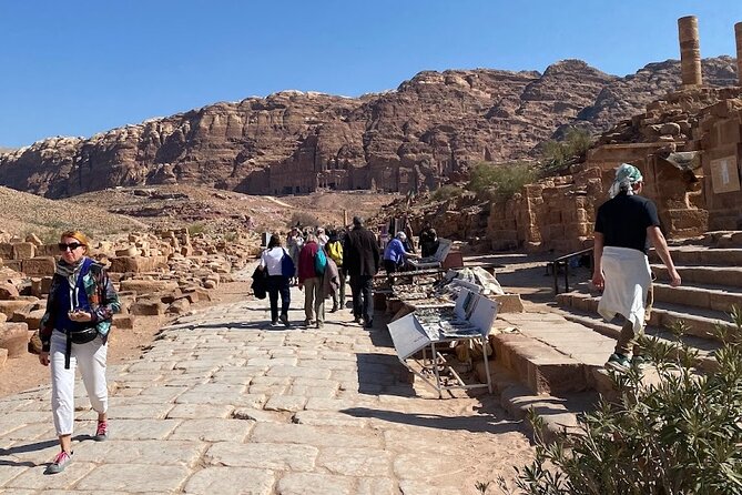 Petra 1-Day Tour from Eilat + FREE Traditional Lunch - Walking through Petra’s Siq