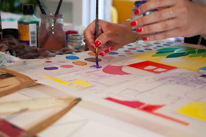 Private Silk Painting Workshop in Jerusalem - Create a scarf - - Key points about the Jerusalem silk-painting workshop