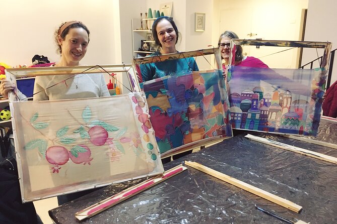 Private Silk Painting Workshop in Jerusalem - Create a scarf - - Painting a scarf that is truly your own