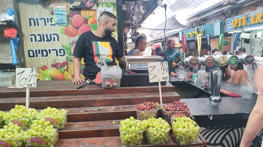 Private Tour to the Culinary World of Jerusalem Market - Entering the covered market and meeting at the mural